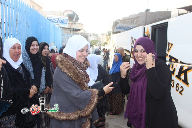  كفرقاسم : فوج الطائرة والثاني من عمرات الشتاء يغادر البلدة الى الديار الحجازية عبر مطار بن جوريون مع الاداري زهير العمشه  ابو الصراط  